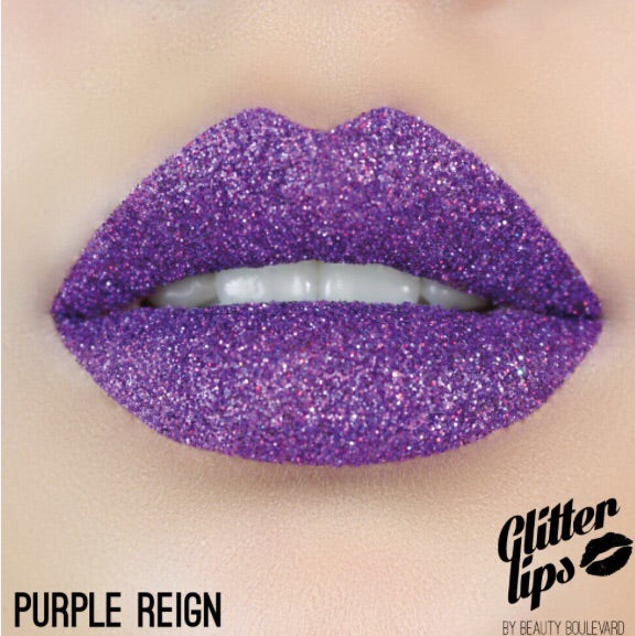Glitter Lips - Purple Reign, Lipstick  - MinorityBeauty