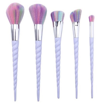 5 Pieces Unicorn Brushes., Brushes set  - MinorityBeauty