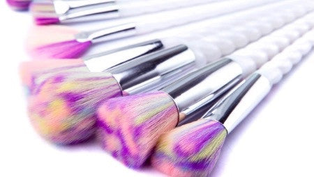 8 Pieces Unicorn Brushes., Brushes set  - MinorityBeauty