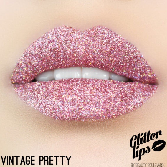 Glitter Lips - Vintage Pretty, Lipstick  - MinorityBeauty