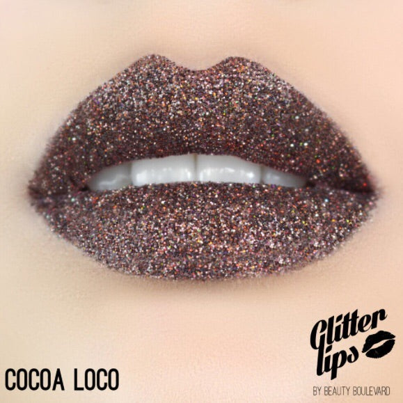 Glitter Lips - Cocoa Loco, Lipstick  - MinorityBeauty